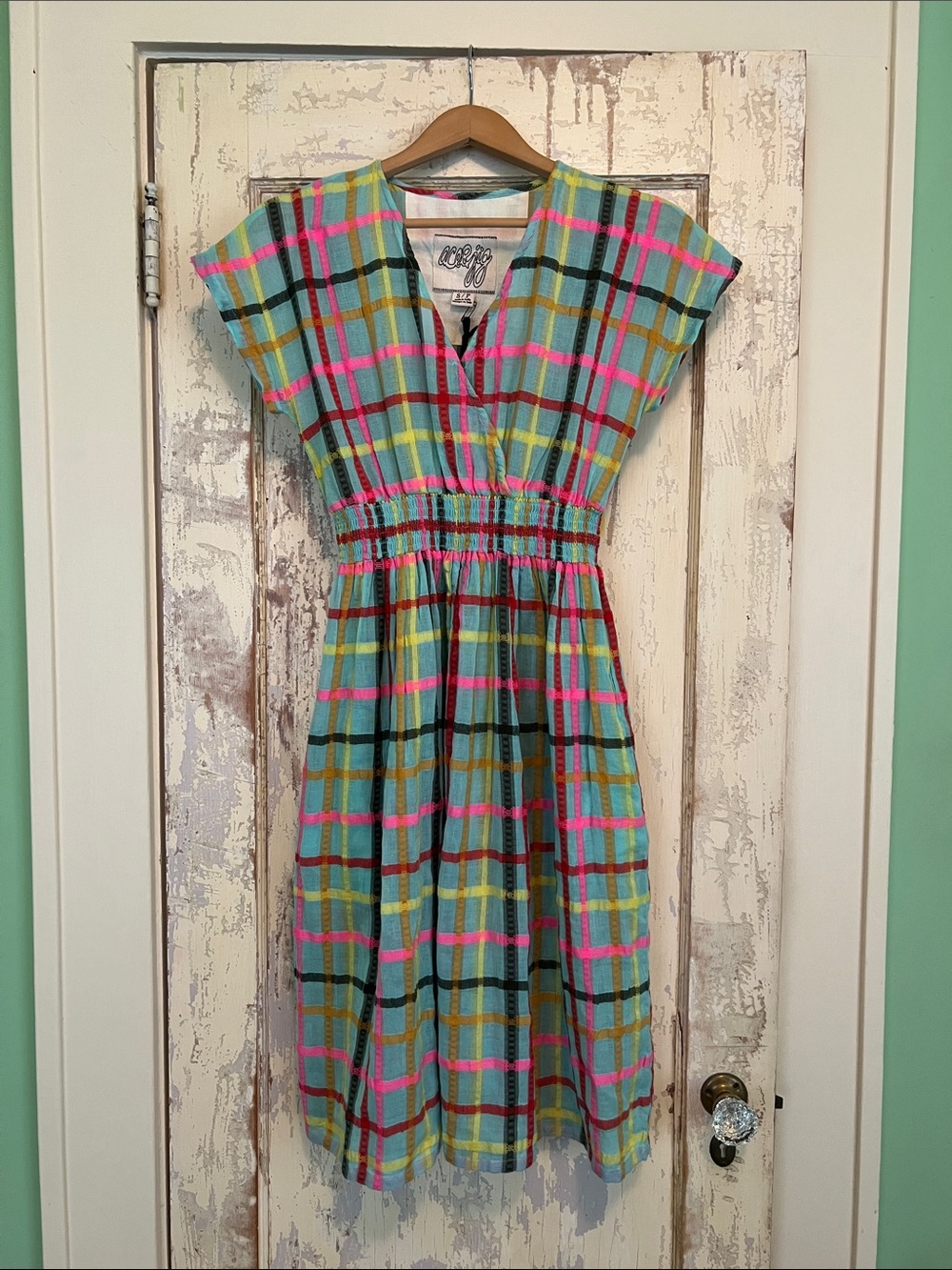 Ace & Jig Wilma Dress in “Surf” textile.  Beautiful colors.